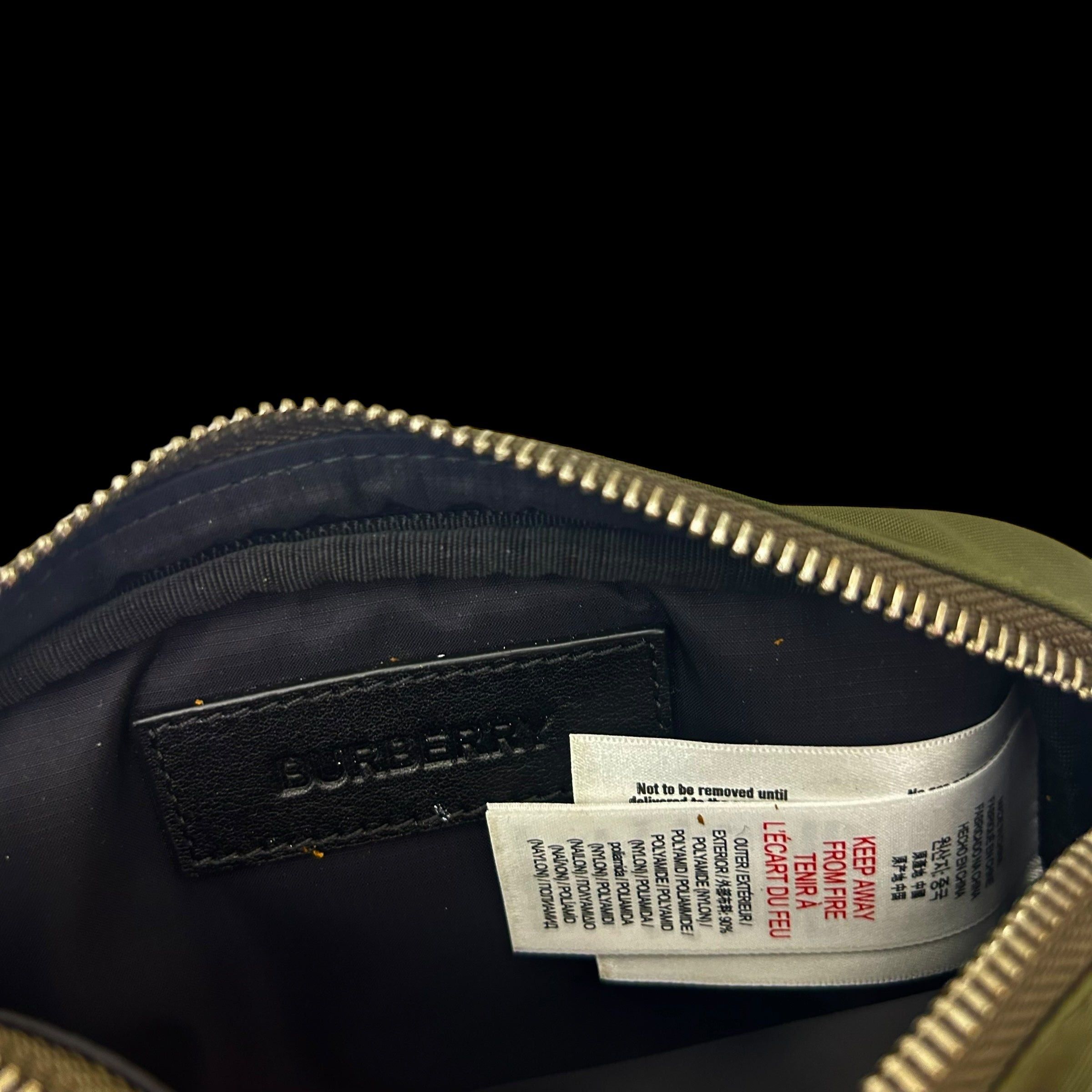 Burberry Burberry Nylon Cannon Waist Bag Khaki Size ONE SIZE - 4 Thumbnail