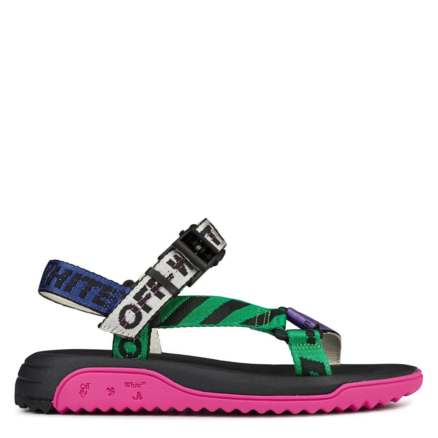 Off-White o1g2r1mq0125 Trek Flat Sandals in Multicolor Size US 8 / IT 38 - 1 Thumbnail