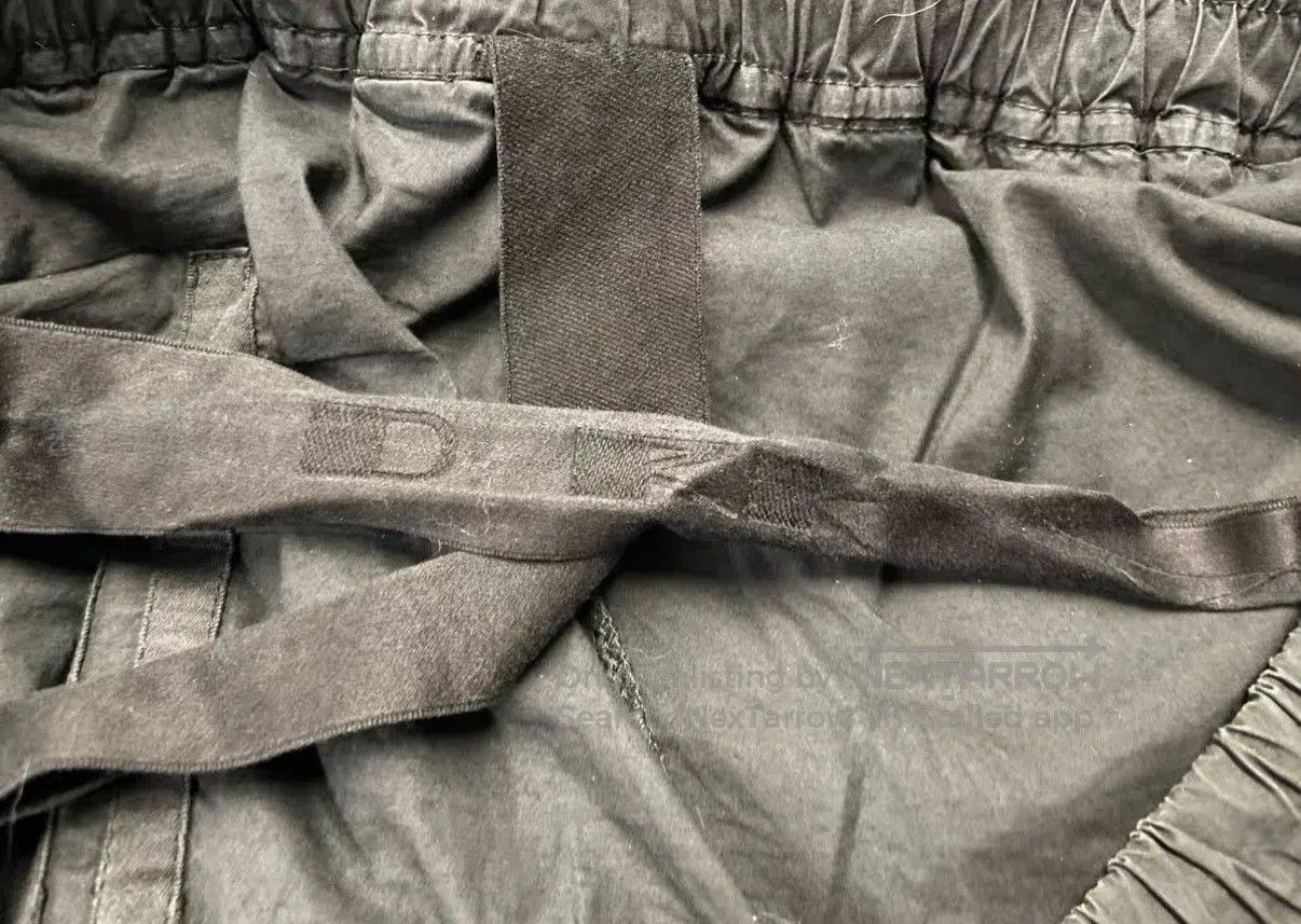 Rick Owens Black Layered Cargo Shorts with Drawstring. Size US 34 / EU 50 - 5 Thumbnail