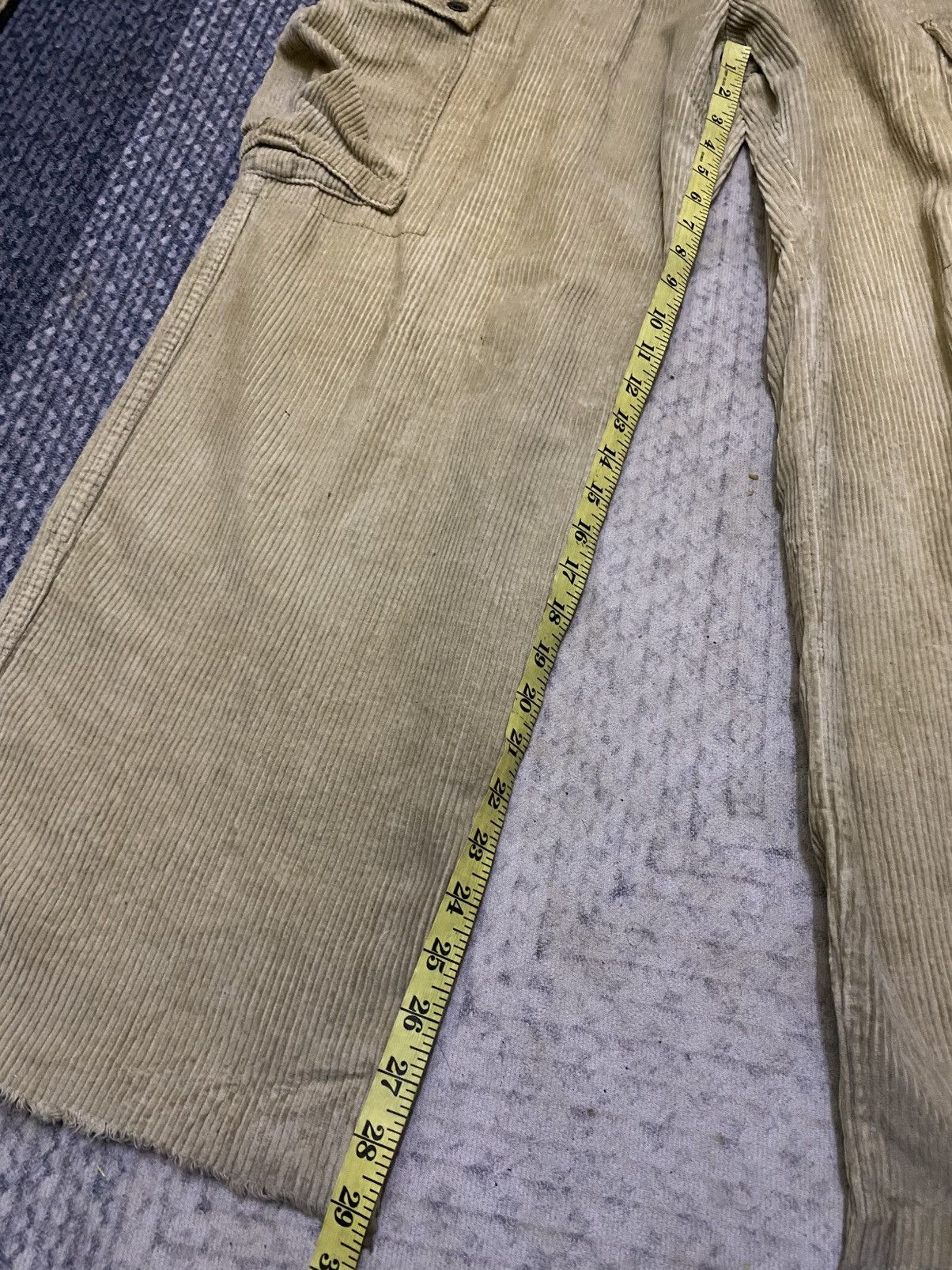 Johnbull JOHNBULL RIPPED FLARED CARGO CORDUROY PANT Size US 33 - 13 Thumbnail