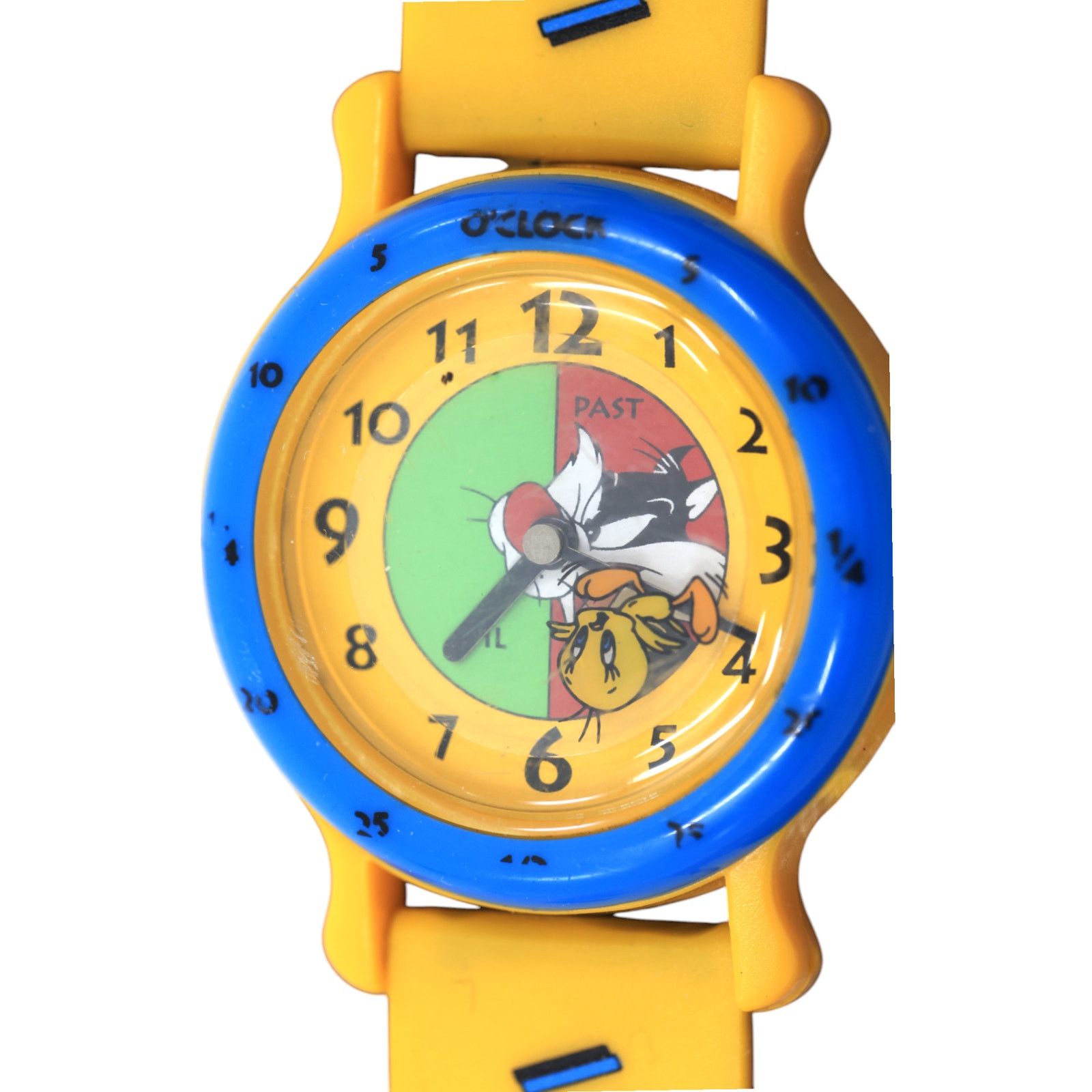 Warner Bros Warner Bros Time Tutor 1994 Fossil Watch Tweety & Sylvester Size ONE SIZE - 5 Thumbnail