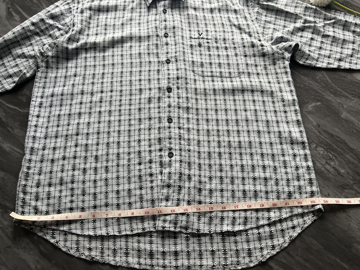 Gianni Valentino Giovanni Valentino : Shirt Button Ups Embroider Rare Pattern Size US XXL / EU 58 / 5 - 10 Thumbnail