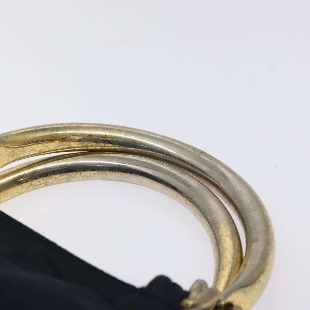 Prada PRADA Hand Bag Nylon Black Gold Size ONE SIZE - 8 Thumbnail