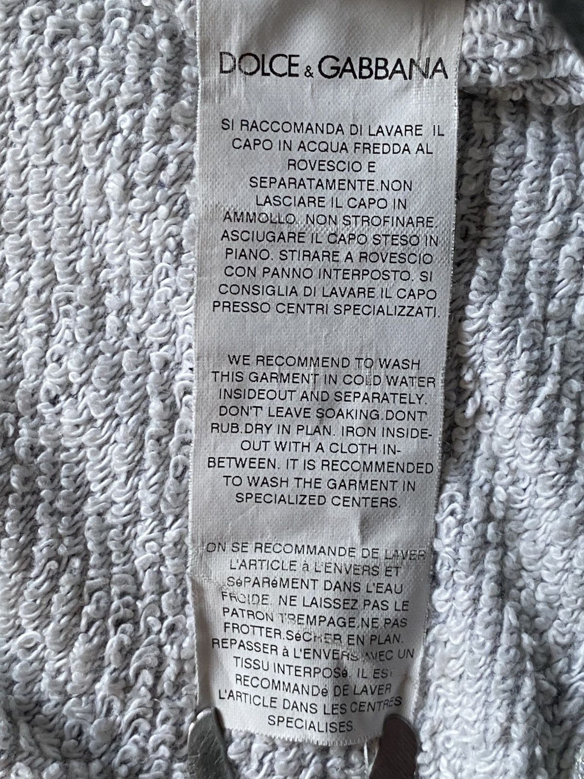 Dolce & Gabbana Vintage Dolce & Gabbana D&G Steve McQueen Hoodie Sweater Size US M / EU 48-50 / 2 - 21 Thumbnail