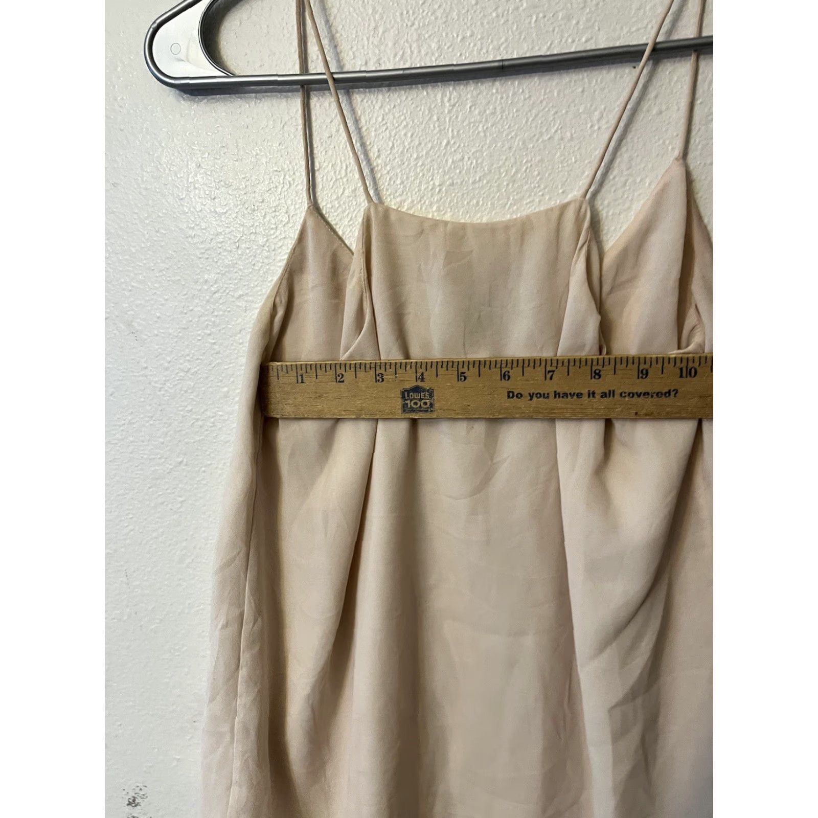 H&M H&M Tank Peach Solid Women Blouse Tank Top Spaghetti Strap Size S / US 4 / IT 40 - 5 Thumbnail