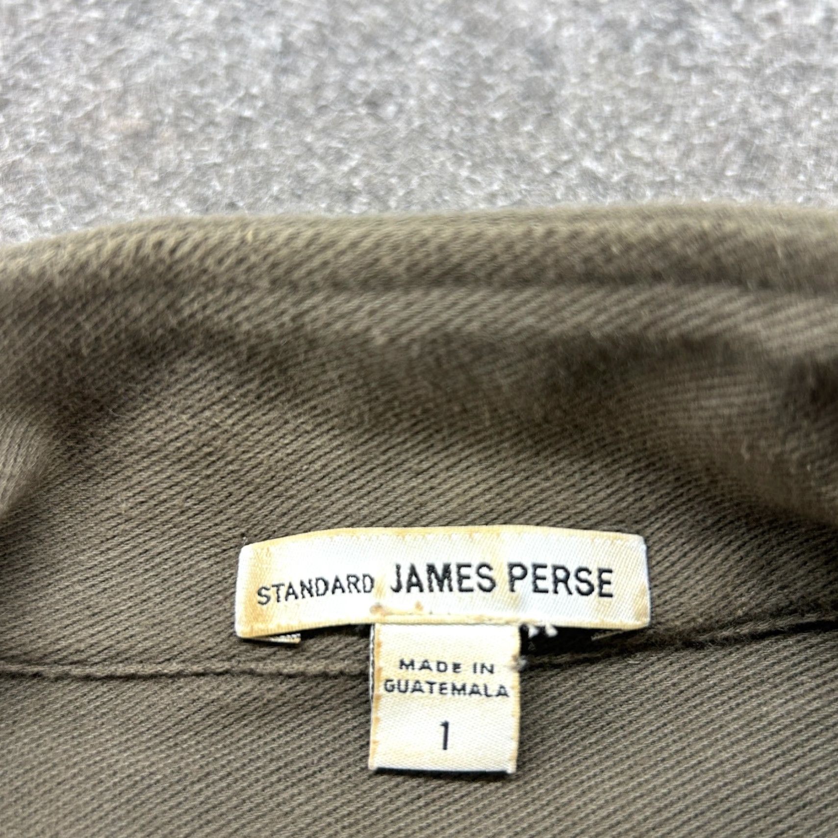 James Perse James Perse Jacket Womens 1 Green Twill Military Army Cotton Cotton Lining Pockets Down Full Zip Vintage No 90s Regular Womens Size 1 Green Size XS / US 0-2 / IT 36-38 - 4 Thumbnail