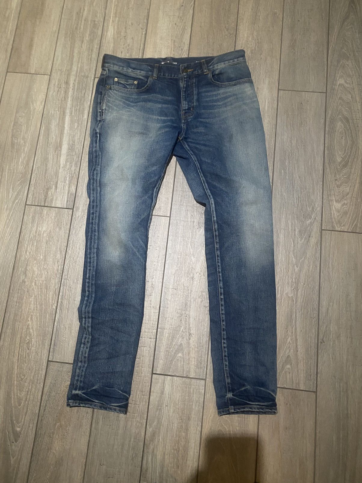 image of YVES Saint Laurent YSL Denim in Blue, Men's (Size 33)