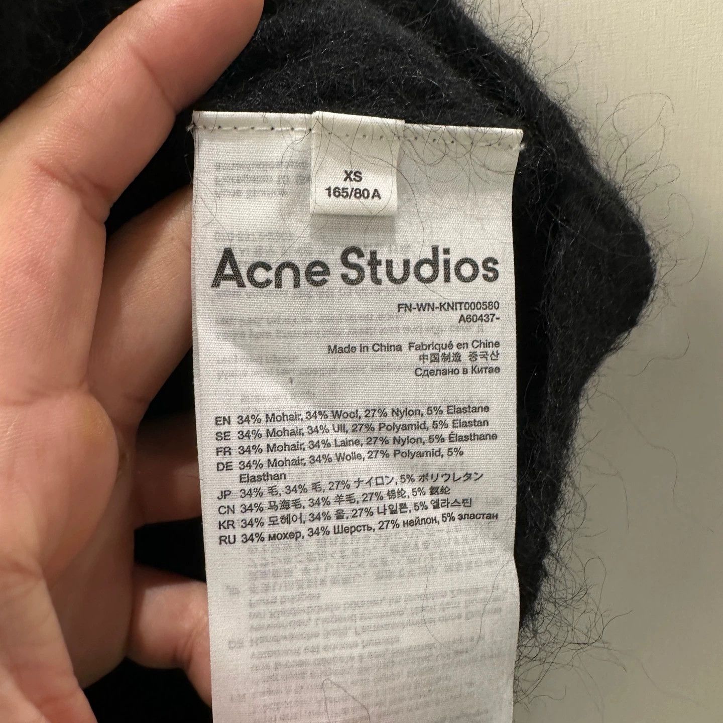 Acne Studios Acne Studios mohair solid knit cardigan XS mar568 Size XS / US 0-2 / IT 36-38 - 4 Thumbnail