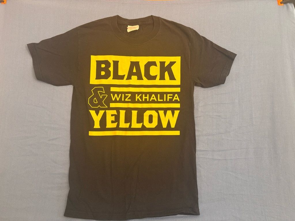 Hanes Men's Hanes Wiz Khalifa Black & Yellow T-shirt Size S Size US S / EU 44-46 / 1 - 1 Thumbnail