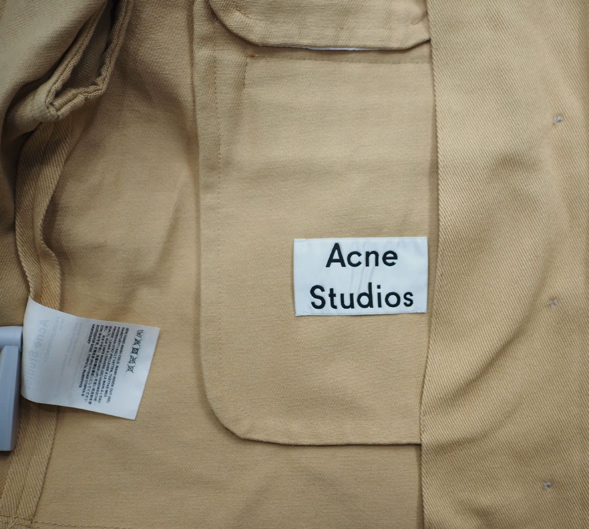 Acne Studios ACNE Women's Khaki Colorblock Bomber Jacket Size XS / US 0-2 / IT 36-38 - 5 Thumbnail