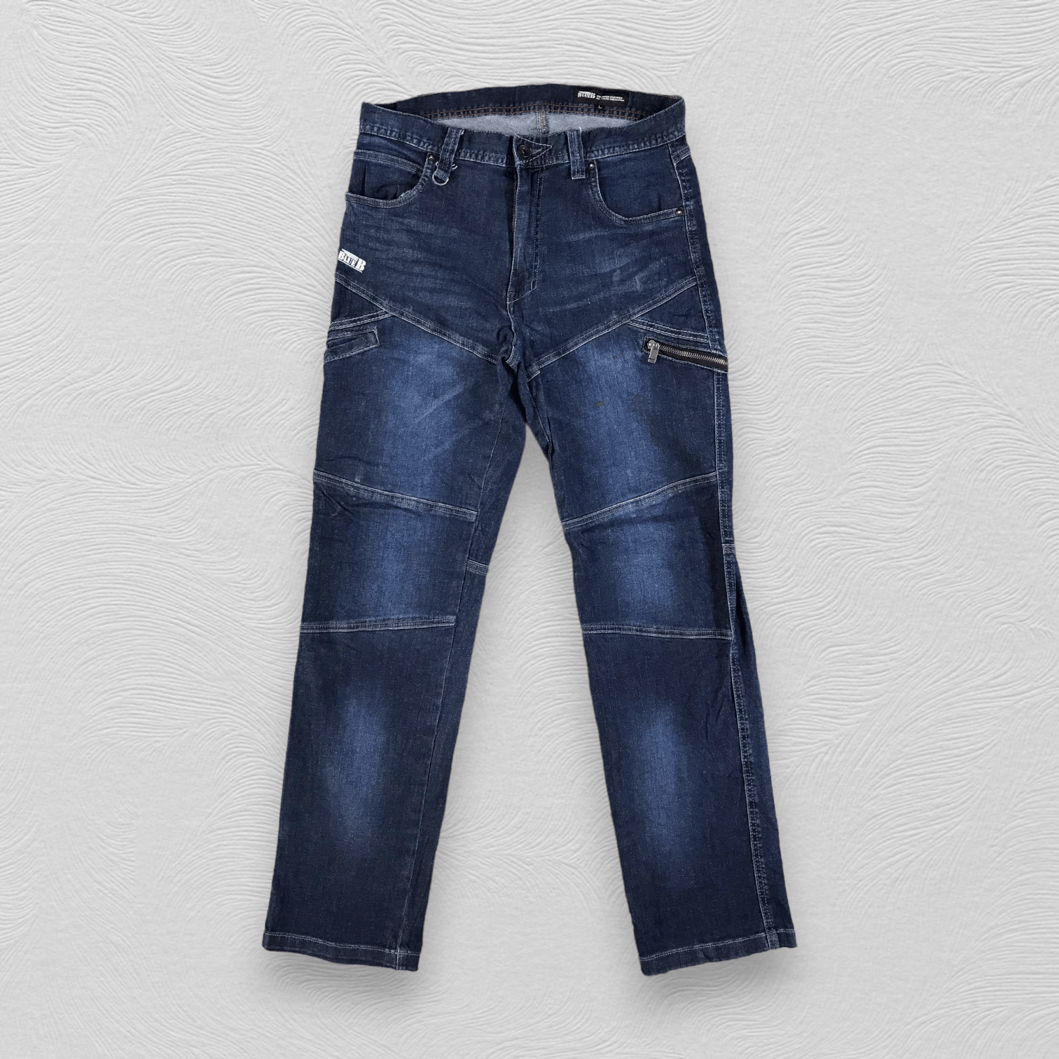 Japanese Brand Vintage Japanese Brand Denim Cargo Pants KJ1937 Size US 32 / EU 48 - 1 Thumbnail