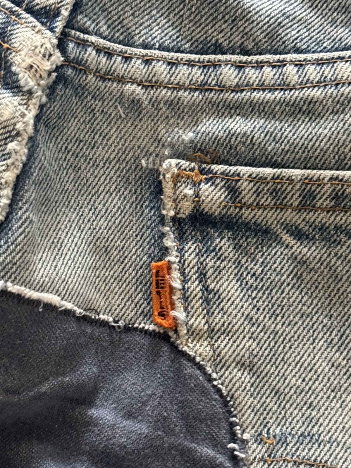 Levi's vintage thrashed repaired levis big e 517 boot cut Size US 28 / EU 44 - 4 Thumbnail