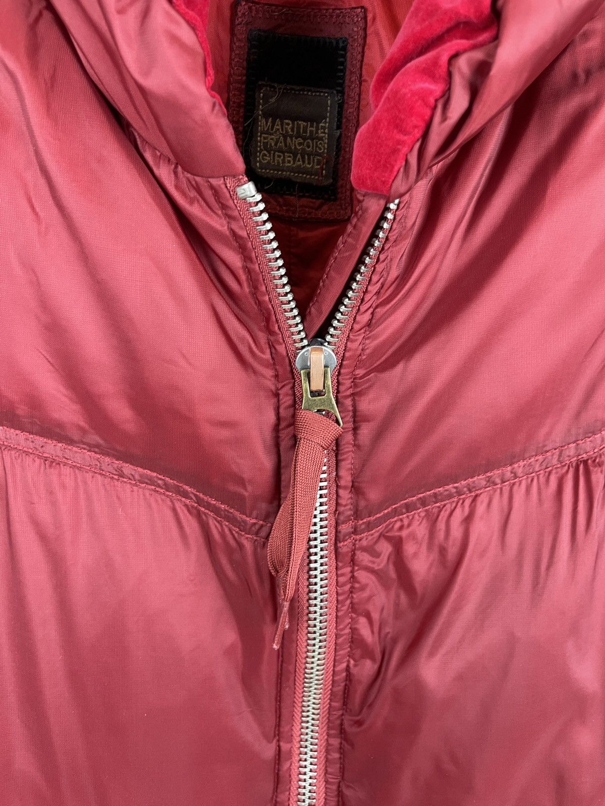 Marithe + Francois Girbaud Marithe Francois Girbaud red short nylon down jacket Size M / US 6-8 / IT 42-44 - 7 Thumbnail