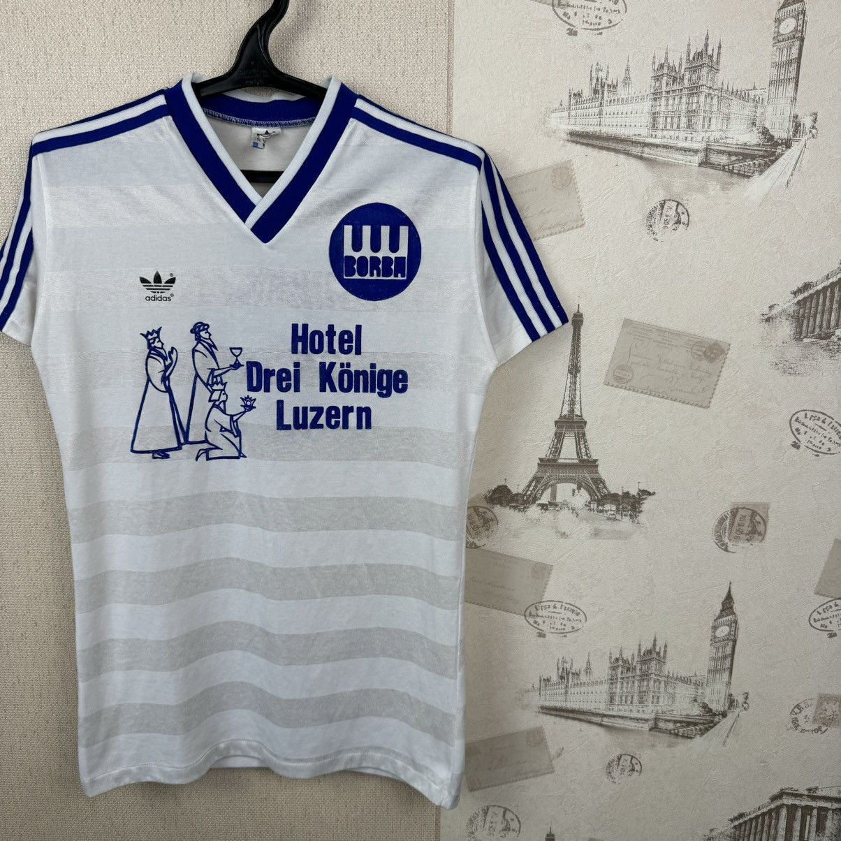 Adidas Vintage Adidas Jersey Borba West Germany Sz M Football Shirt Size US M / EU 48-50 / 2 - 6 Thumbnail