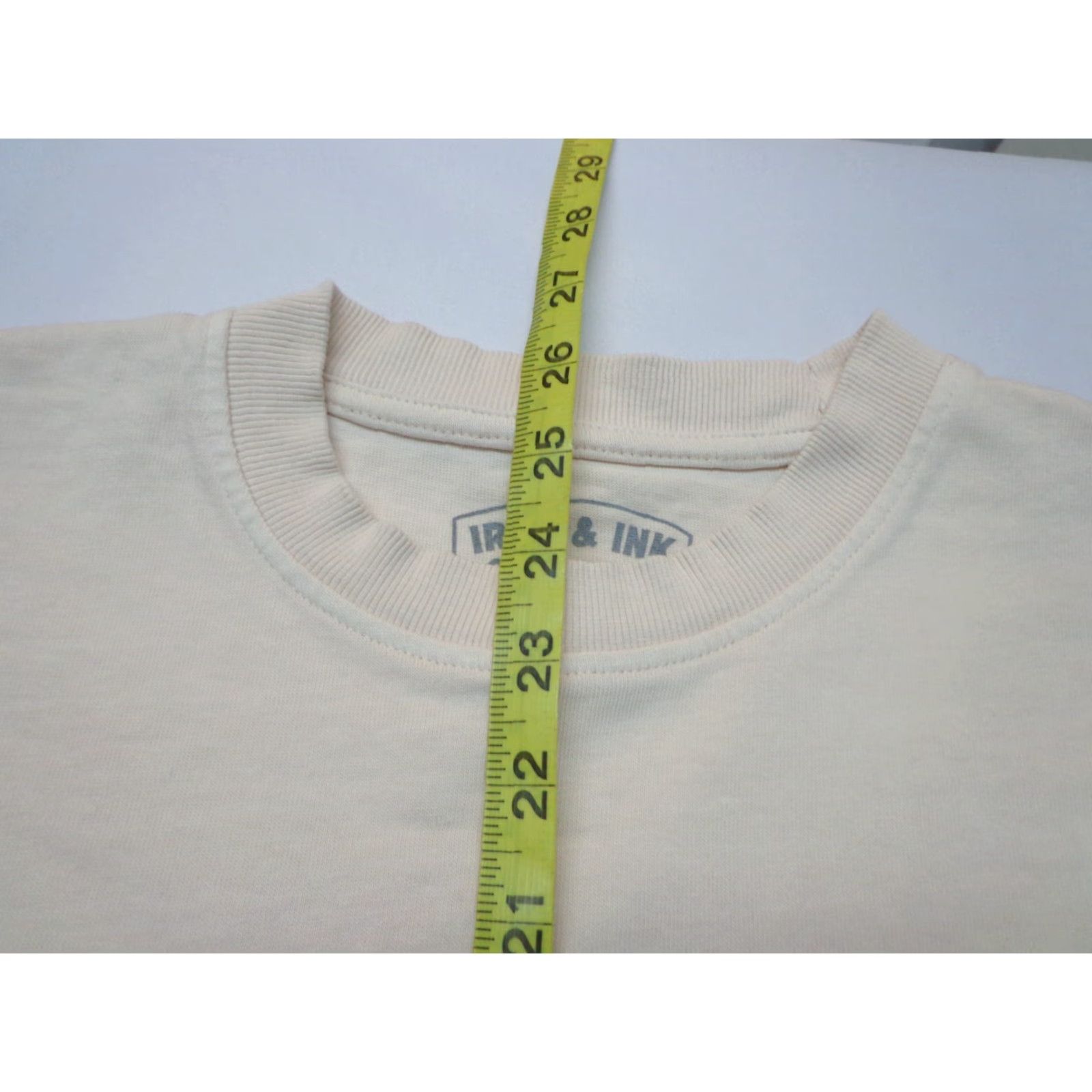 Vintage Iron & Ink Clothing Company T-shirt Tattoo Design Graphic Size Small Men Short Sleeve Beige S Size US S / EU 44-46 / 1 - 6 Thumbnail