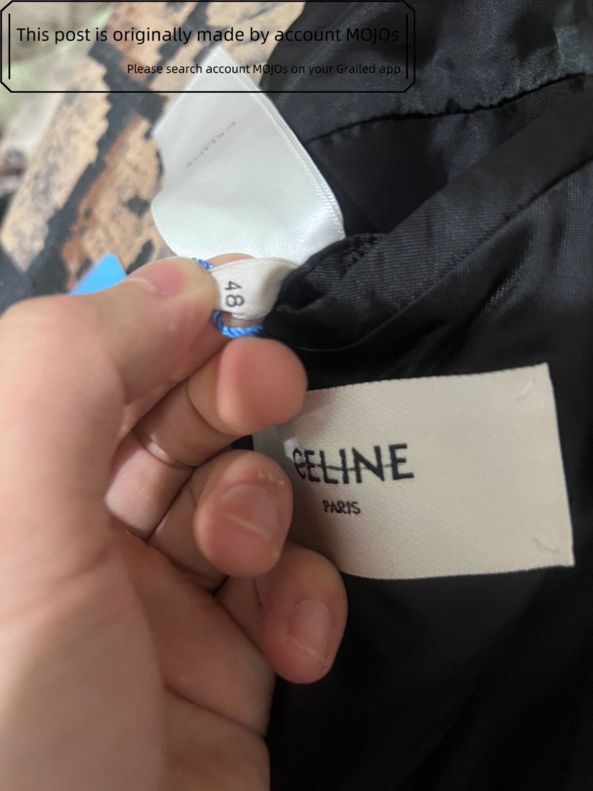 Celine Sz 48 Celine 23SS Python Pattern Overall Coat mojos28125 Size US M / EU 48-50 / 2 - 5 Thumbnail