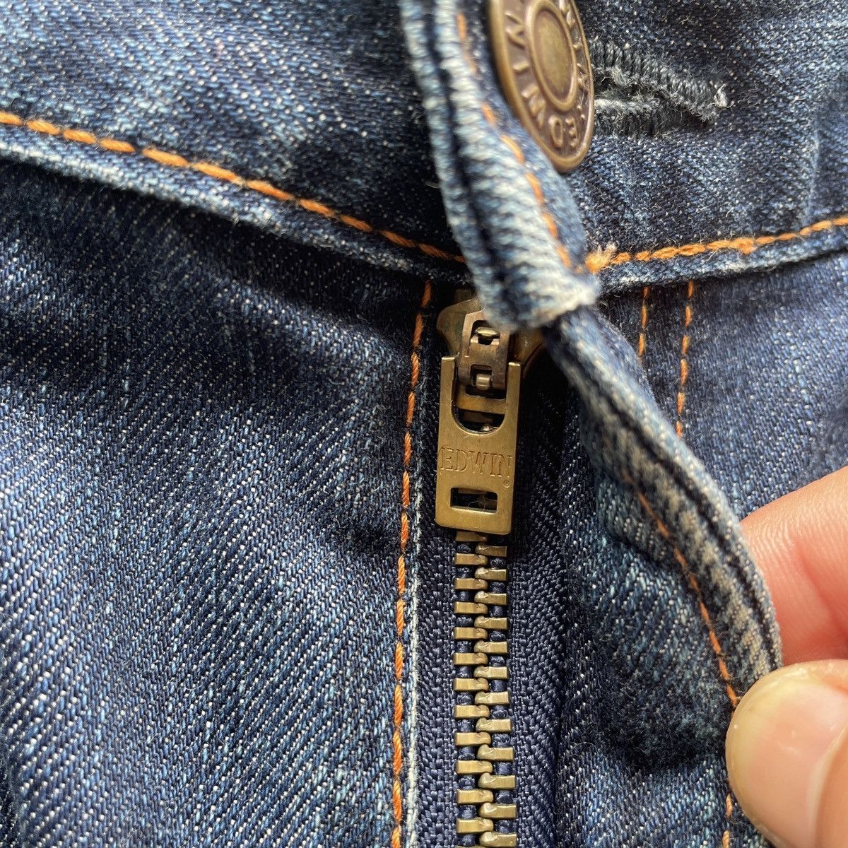 Edwin Vintage Edwin 503 Made In Japan Dark Blue Jeans Denim Pants Size US 32 / EU 48 - 7 Thumbnail