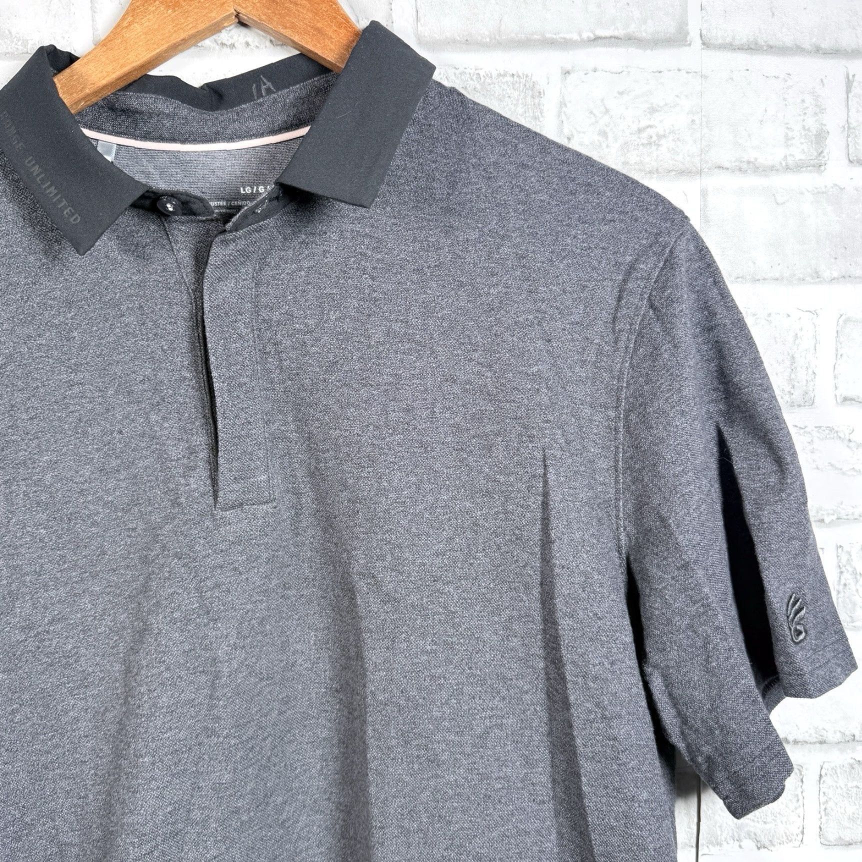 Under Armour NWT Under Armour Curry Range Unlimited Gray HeatGear Casual Polo Mens L Size US L / EU 52-54 / 3 - 2 Thumbnail