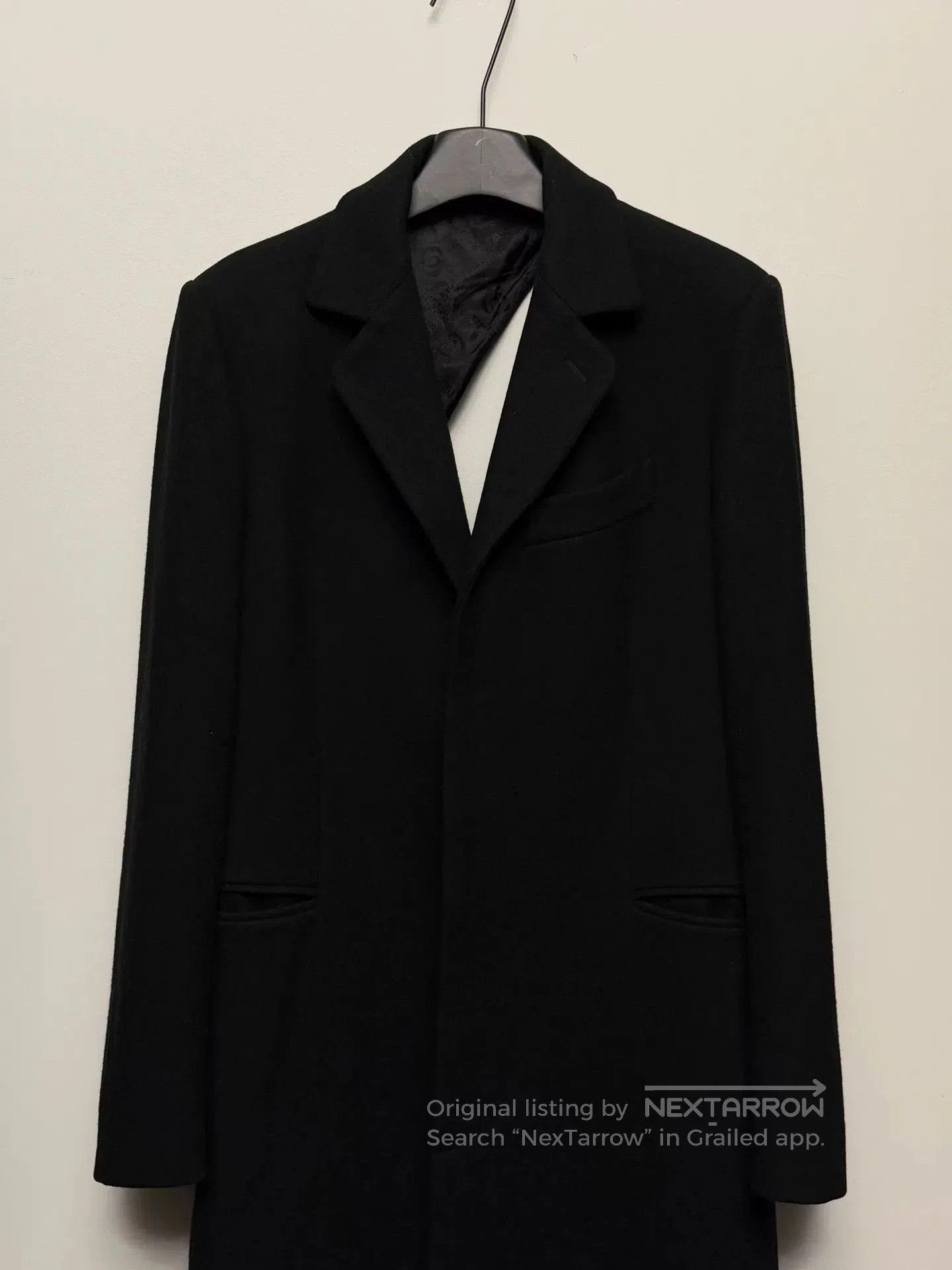 Alexander McQueen Alexander McQueen Black Wool Coat. Size US S / EU 44-46 / 1 - 4 Thumbnail