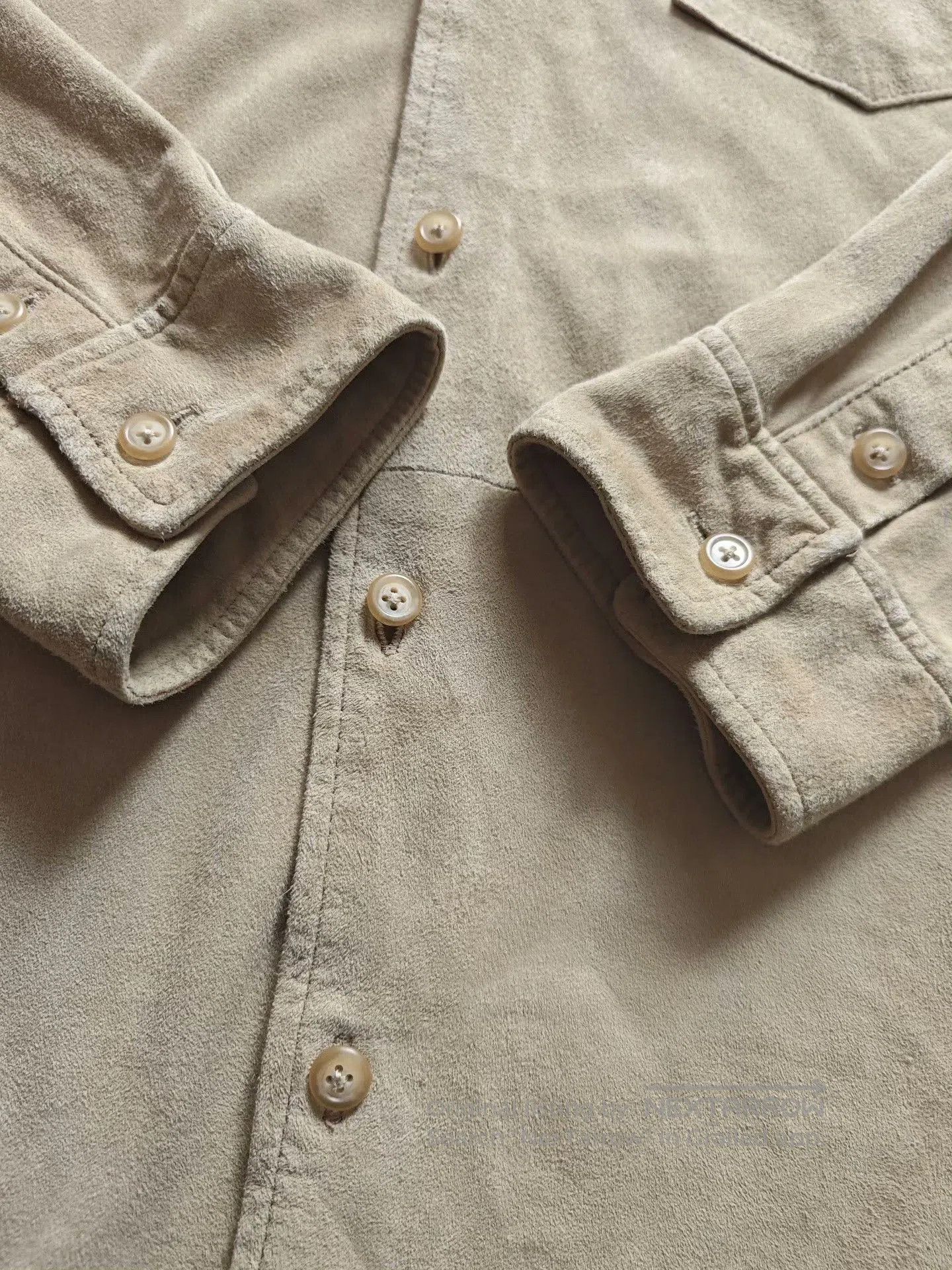 Polo Ralph Lauren Polo Ralph Lauren Suede Leather Shirt. Size US M / EU 48-50 / 2 - 5 Thumbnail