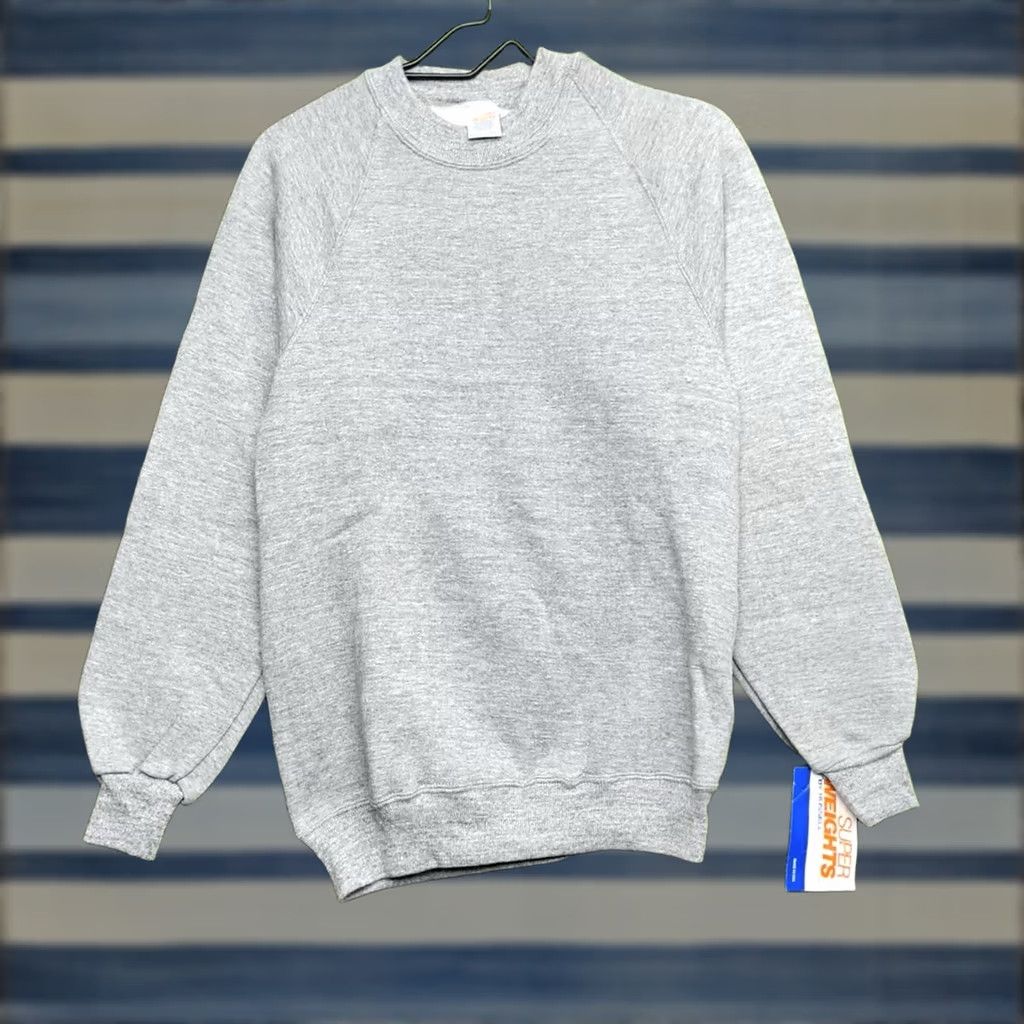 Russell Athletic VINTAGE Russell Athletic Super Weights Shirt Mens Small Gray 80s Crew Neck Sweatshirt NWT Size US S / EU 44-46 / 1 - 1 Thumbnail