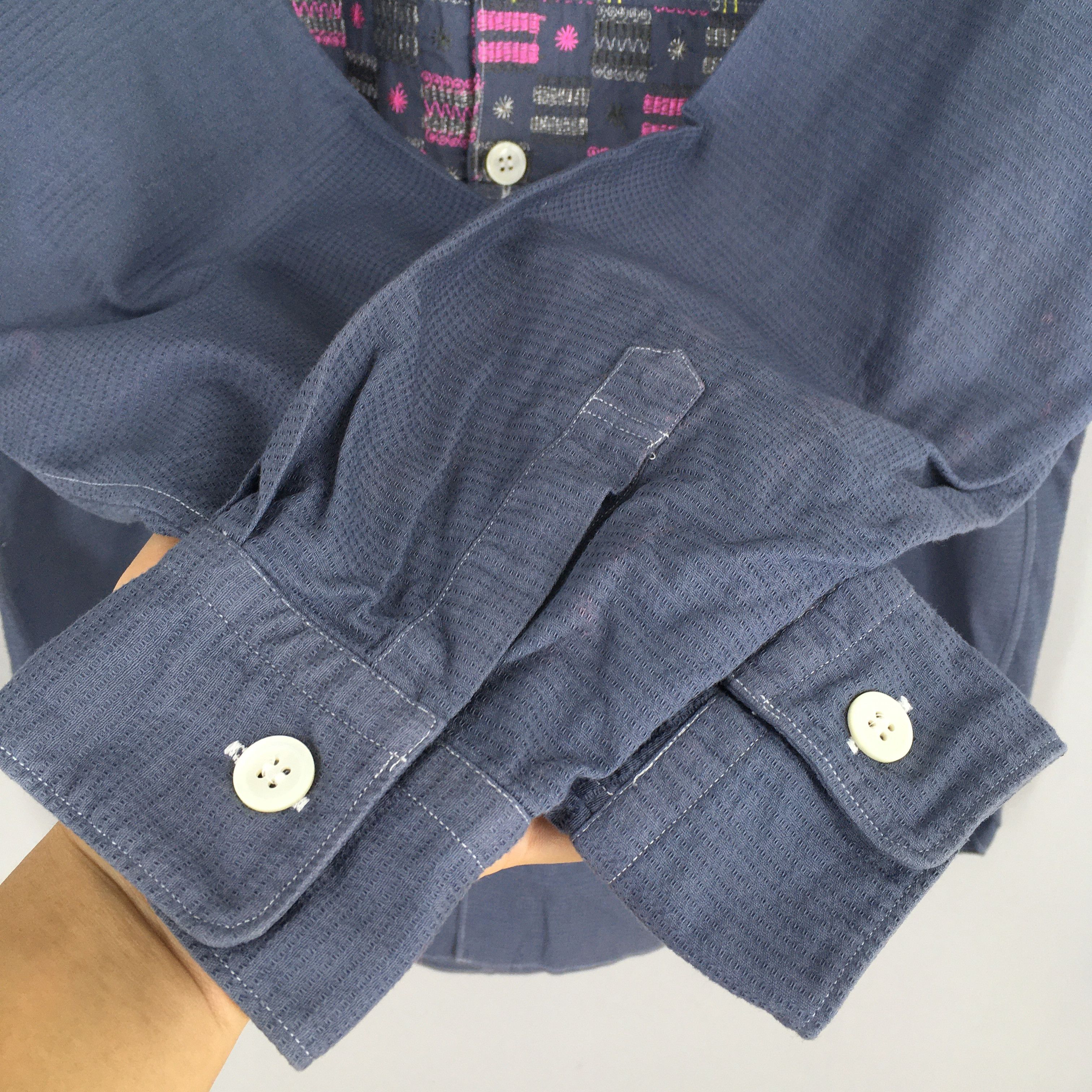 Comme des Garcons Vintage Comme Des Garcons Homme Gray Oxfords Shirt Size US M / EU 48-50 / 2 - 5 Thumbnail