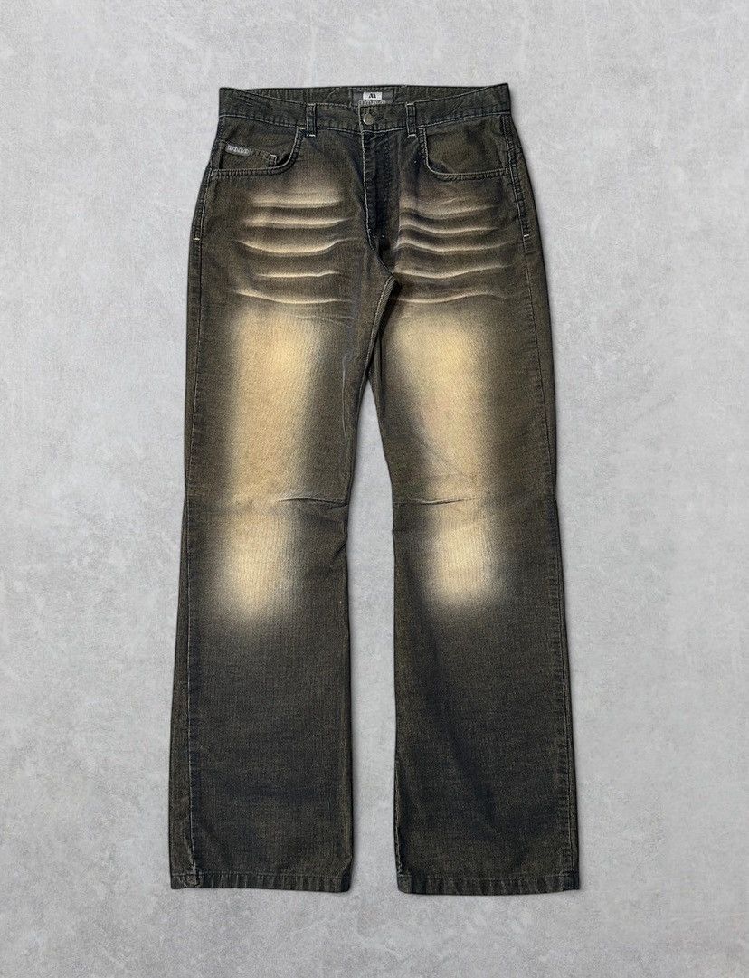 Kapital Vintage sunfaded corduroy bootcut pants wide leg Size US 33 - 1 Thumbnail