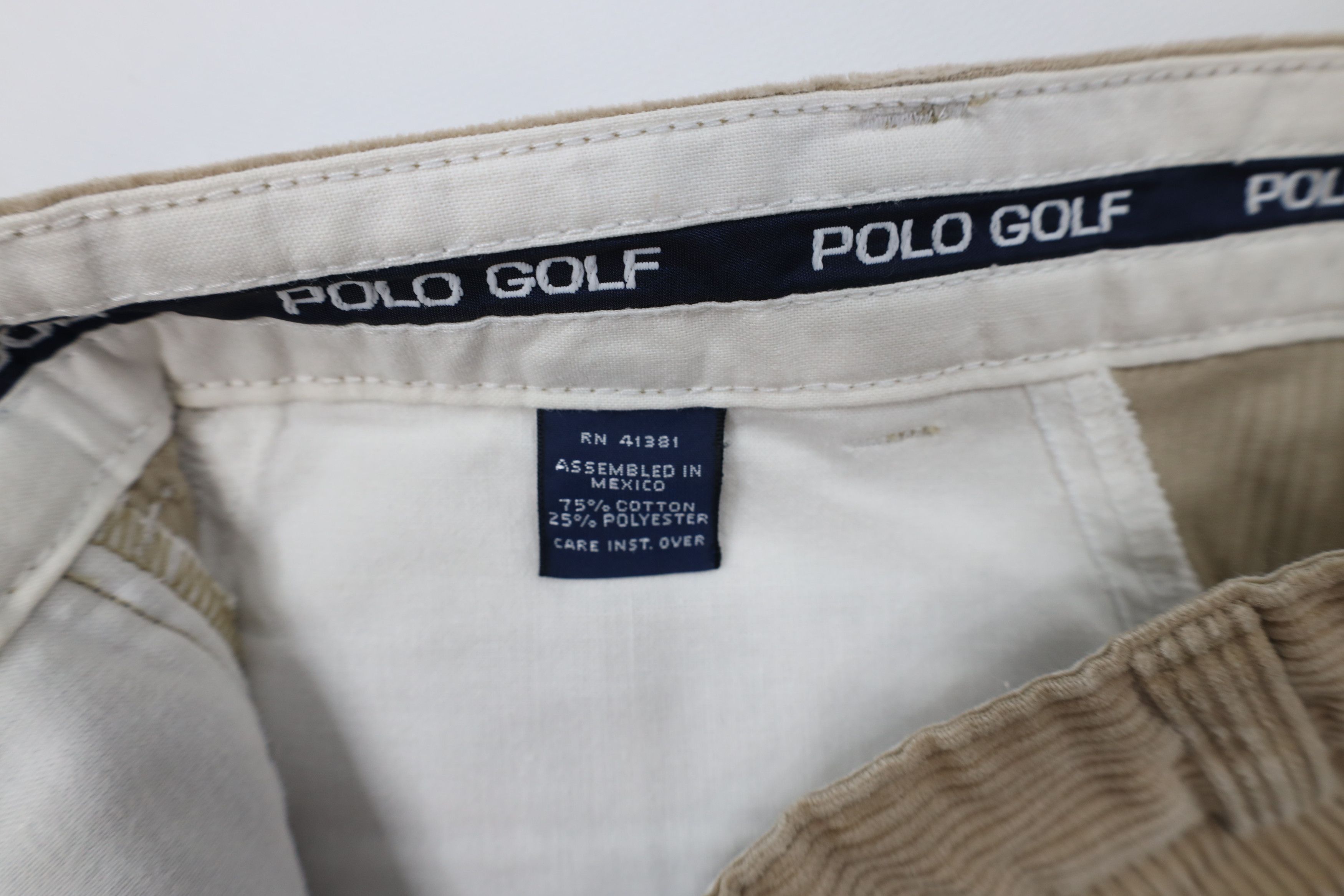 Ralph Lauren Vintage 90s Polo Golf Ralph Lauren Wide Leg Corduroy Pants Size US 32 / EU 48 - 6 Thumbnail