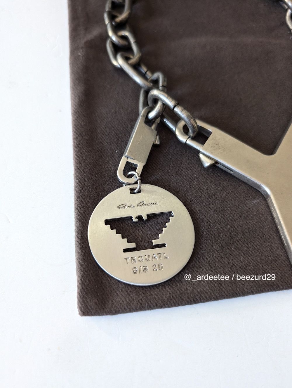 Rick Owens 💥RARE TECUATL RUNWAY UFW CHARM CERBERUS CHOKER NECKLACE Size ONE SIZE - 7 Thumbnail