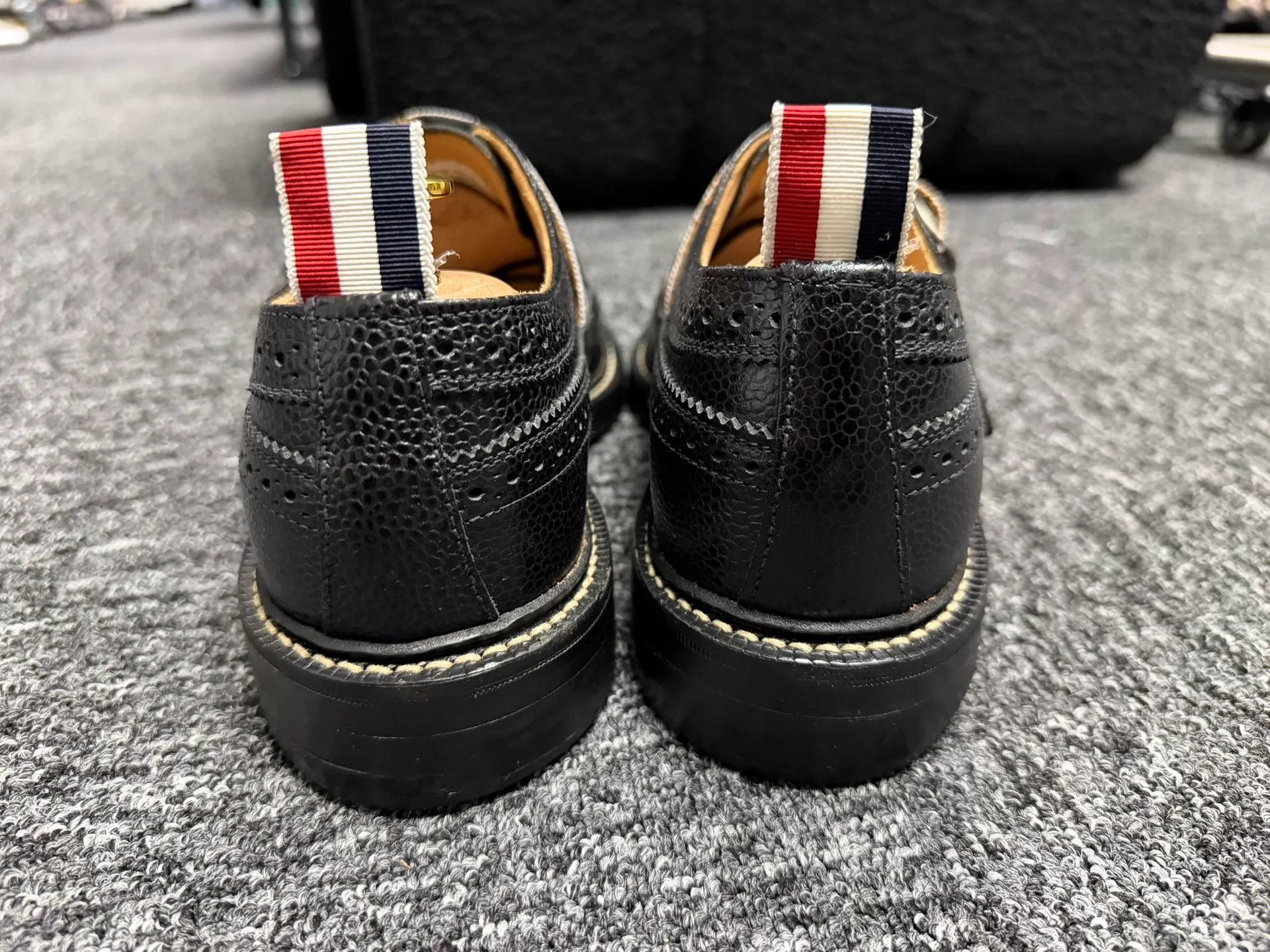 Thom Browne Thom Browne Men's Monk Strap Brogue Litchi Tri-Color Size US 7 / EU 40 - 3 Thumbnail