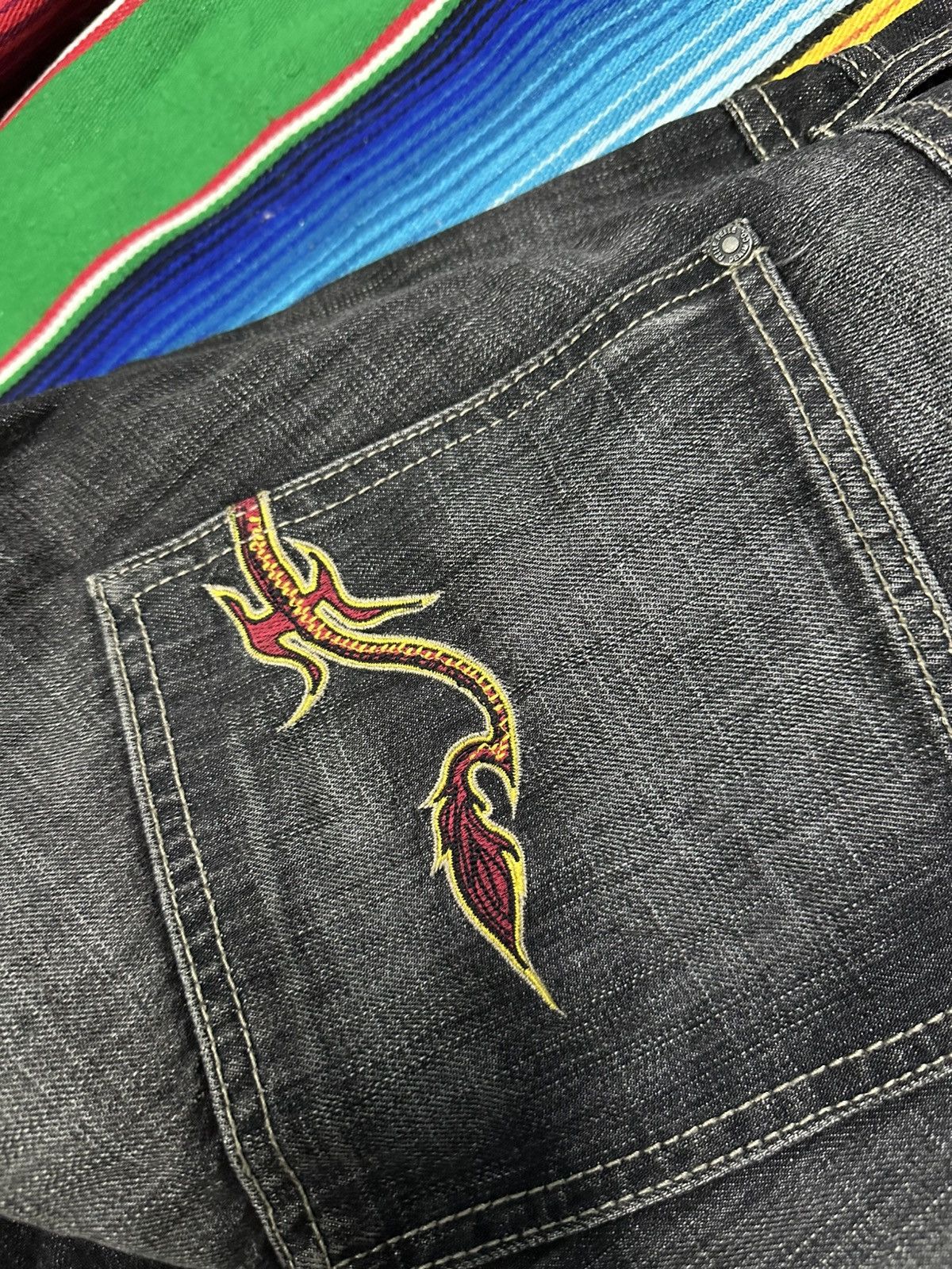 Pelle Pelle Denim Pelle Pelle Embroid Pocket . Size US 34 / EU 50 - 5 Thumbnail
