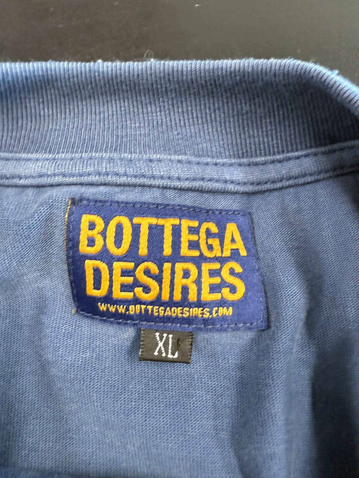Bottega Desires Bottega Desires F*** Em Tee Blue Size US XL / EU 56 / 4 - 4 Thumbnail