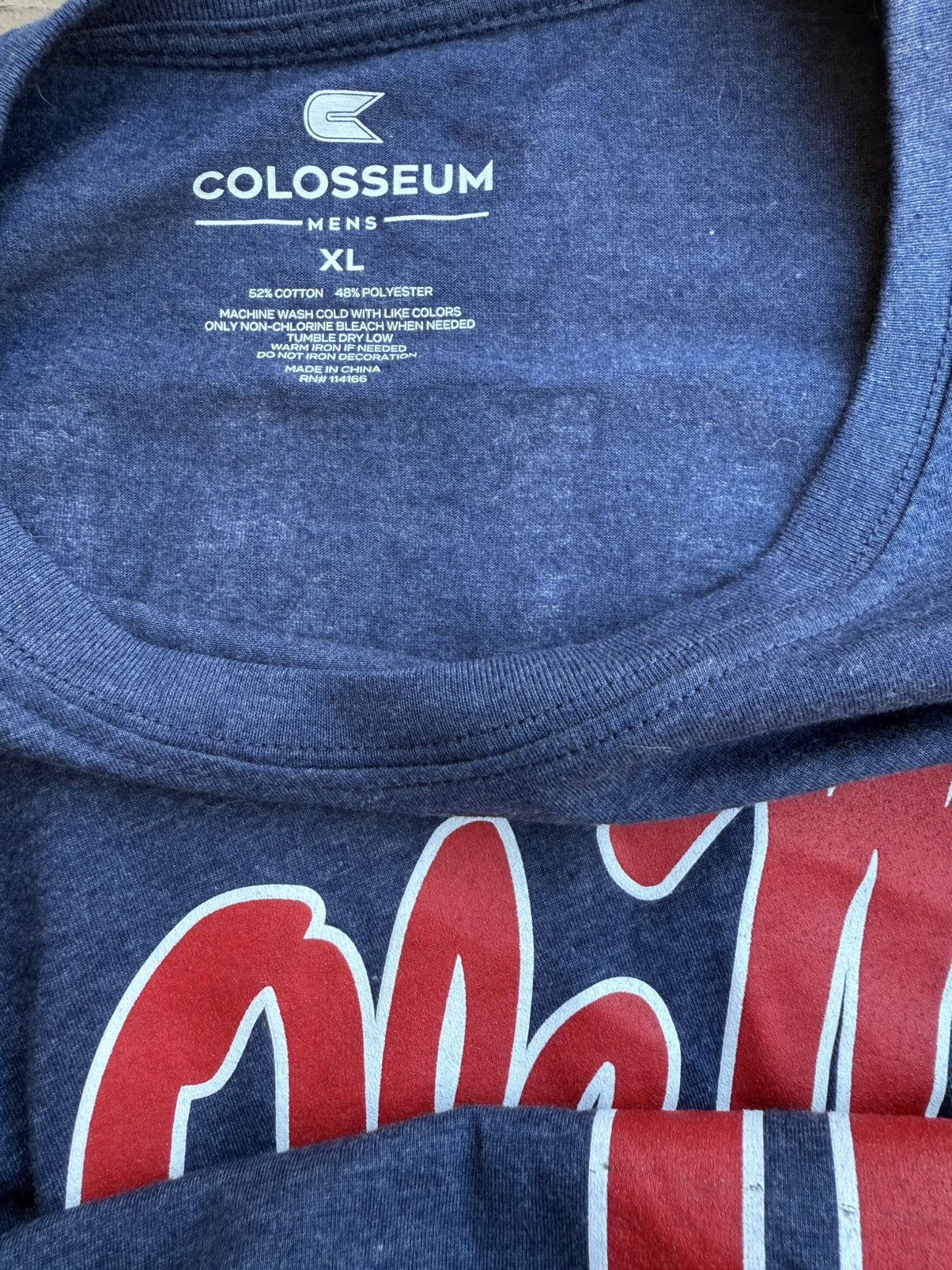 Colosseum Athletics Ole Miss Rebels NCAA Womens Basketball T-shirt #10 Salary Size US XL / EU 56 / 4 - 8 Thumbnail