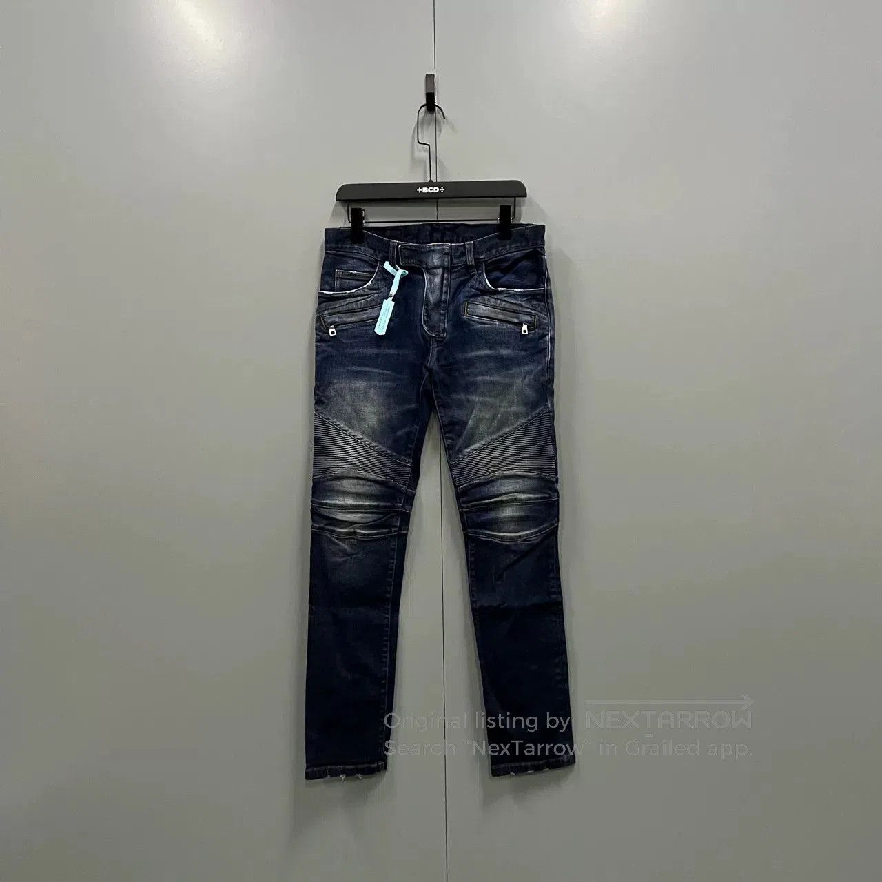 Balmain BALMAIN Vintage Patchwork Jeans. Size US 30 / EU 46 - 1 Thumbnail