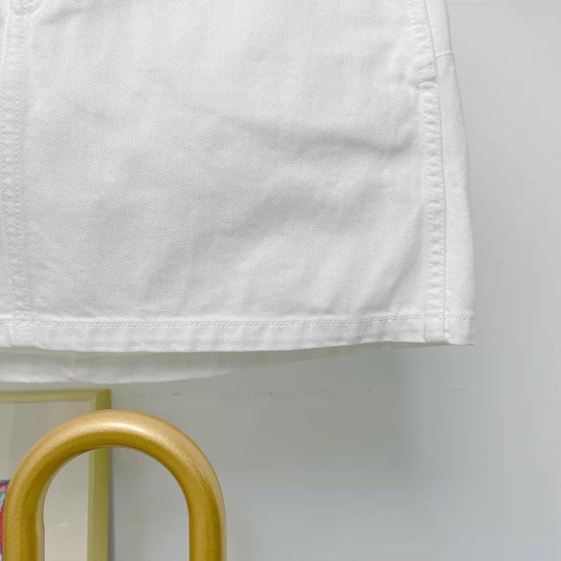 Dior Dior White denim skirt Size 26" / US 2 / IT 38 - 4 Thumbnail