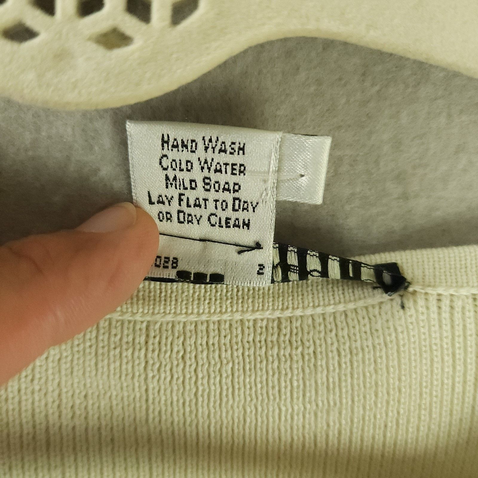 Other Peruvian Connection Cardigan Cream XL Button-Up 100% Pima Size XL / US 12-14 / IT 48-50 - 9 Thumbnail