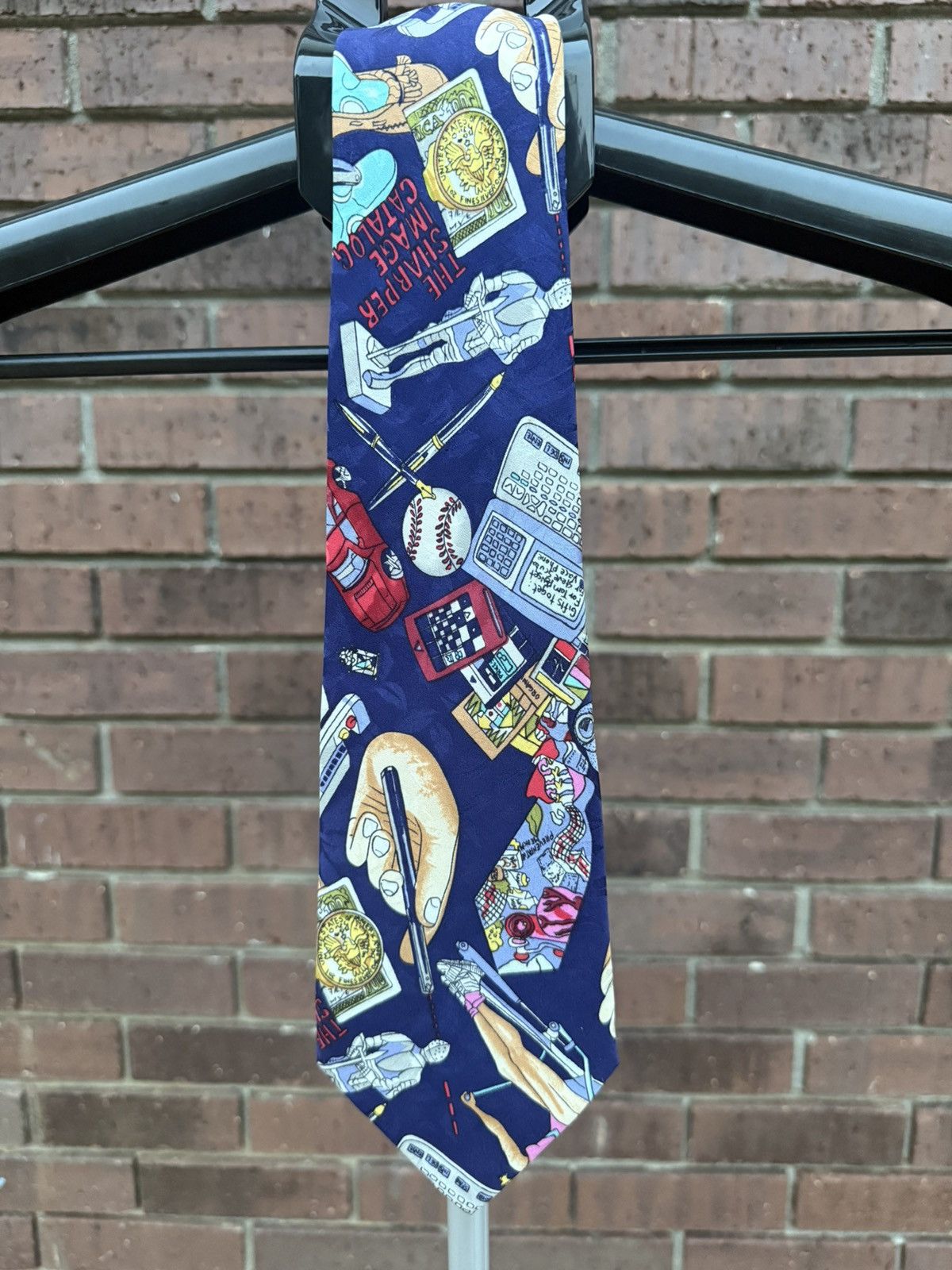 Nicole Miller Vintage Nicole Miller Novelty Neck Tie Sharper Image Silk Size ONE SIZE - 1 Thumbnail