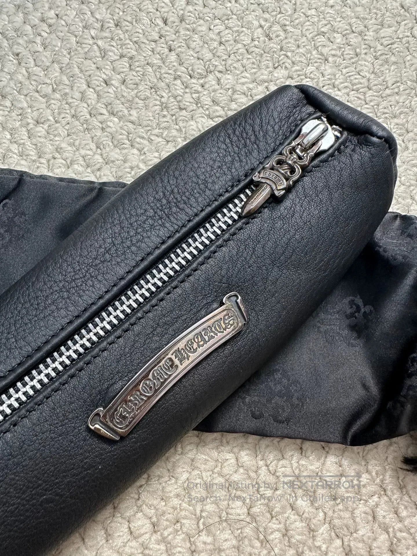 Chrome Hearts Chrome Hearts Silver Sword Zipper Pencil Case. Size ONE SIZE - 3 Thumbnail