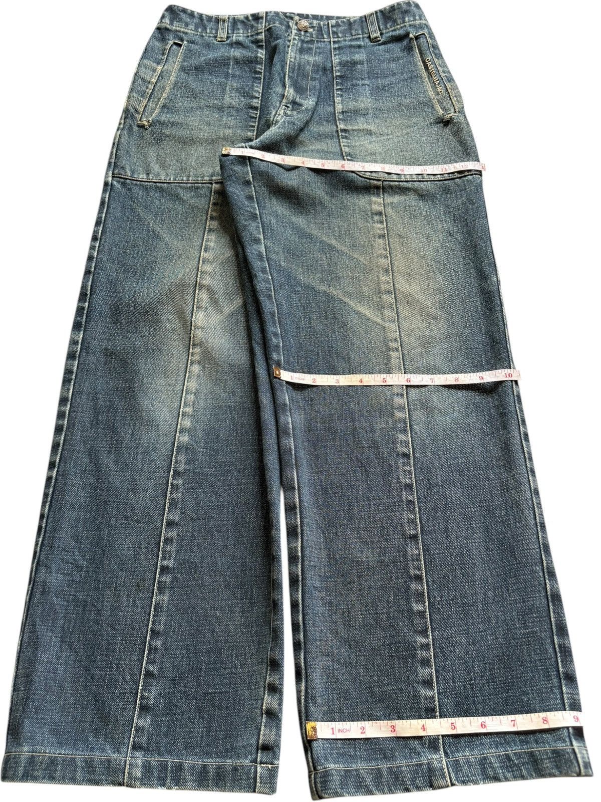 Jean Charles De Castelbajac Vintage Castelbajac Mud Wash Distress Baggy Jeans Size US 30 / EU 46 - 14 Thumbnail