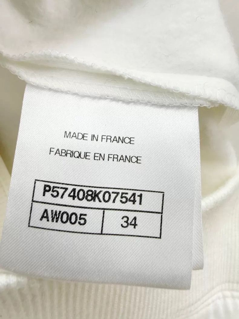 Chanel Chanel White letter sweatshirt Size XXS / US 00 / IT 34 - 4 Thumbnail