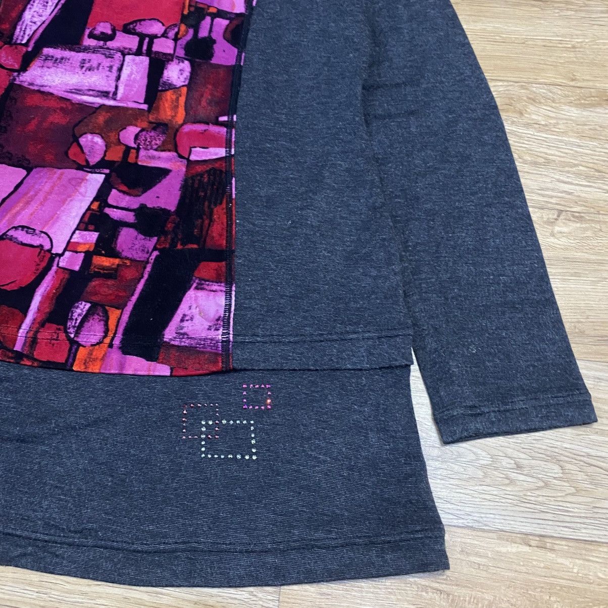 Jean Paul Gaultier Chamois - JPG Style Mesh Long Sleeve Shirt Size M / US 6-8 / IT 42-44 - 3 Thumbnail