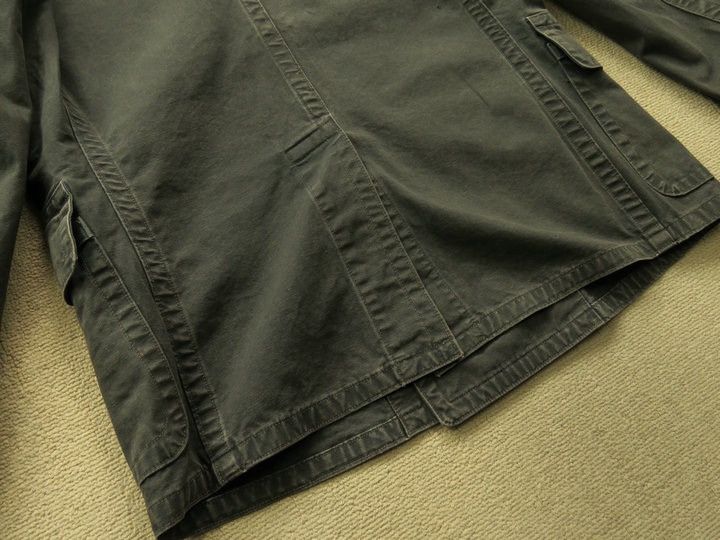 RRL Ralph Lauren Washed Canvas Peacoat Size US L / EU 52-54 / 3 - 21 Thumbnail