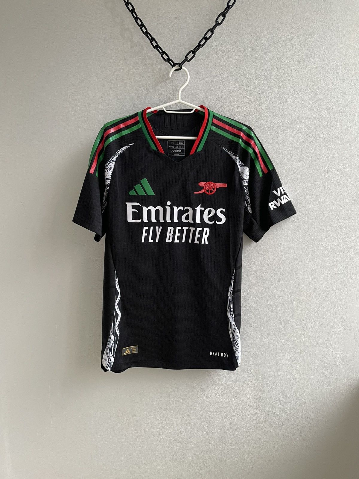 Vintage Arsenal 2024 2025 Away Football Shirt Soccer Jersey IT6147 Size US M / EU 48-50 / 2 - 1 Thumbnail