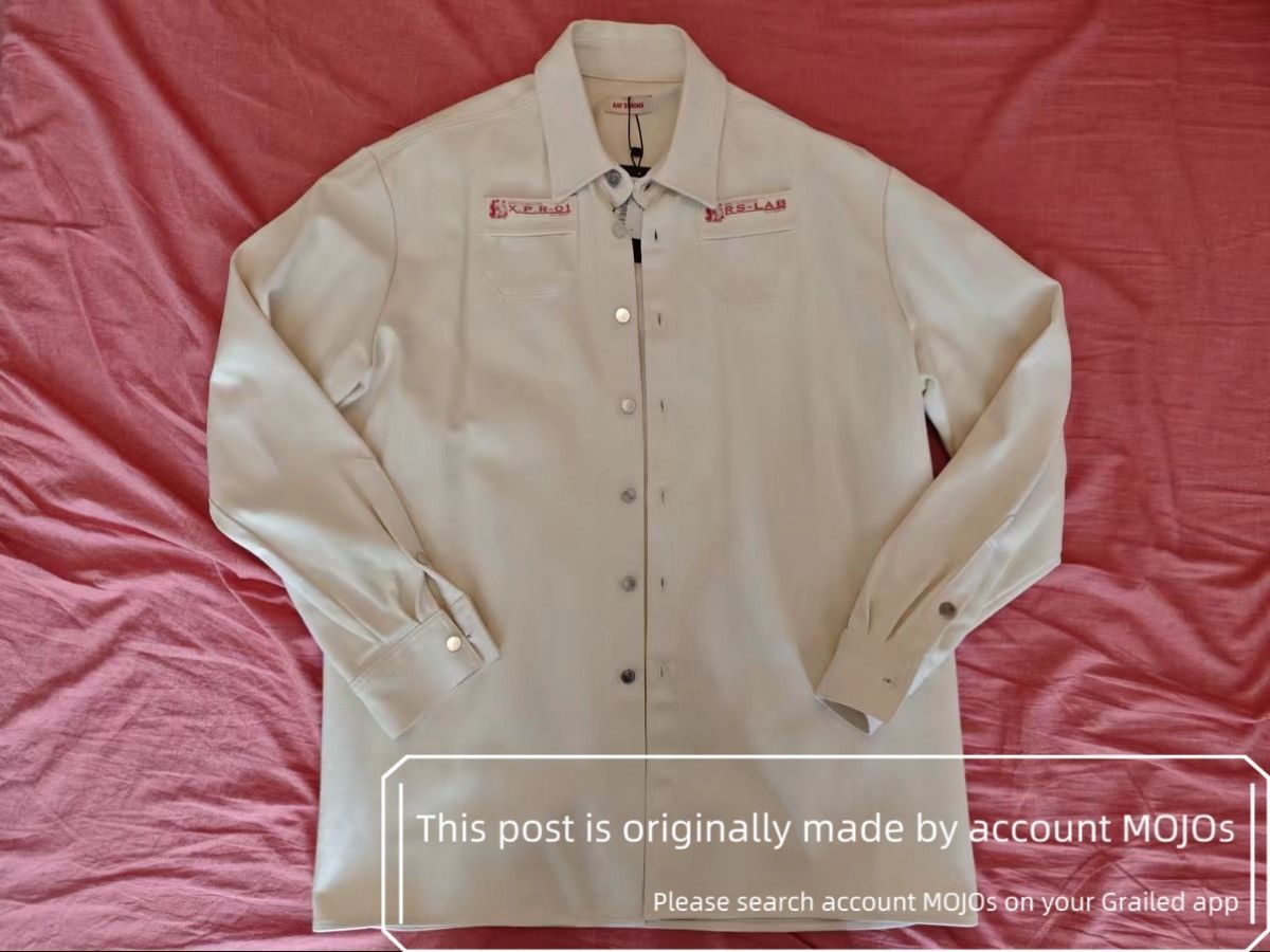 Raf Simons Sz L Raf Simons RS Lab Leather Patch Jacket mojos5721 Size US L / EU 52-54 / 3 - 1 Thumbnail