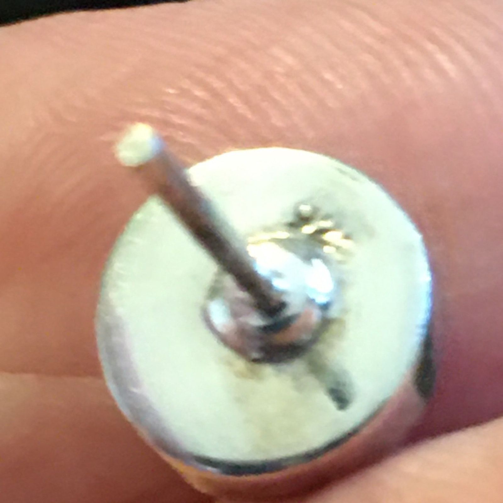 Vintage Vintage genuine drusy 925 sterling stud earrings Size ONE SIZE - 5 Thumbnail