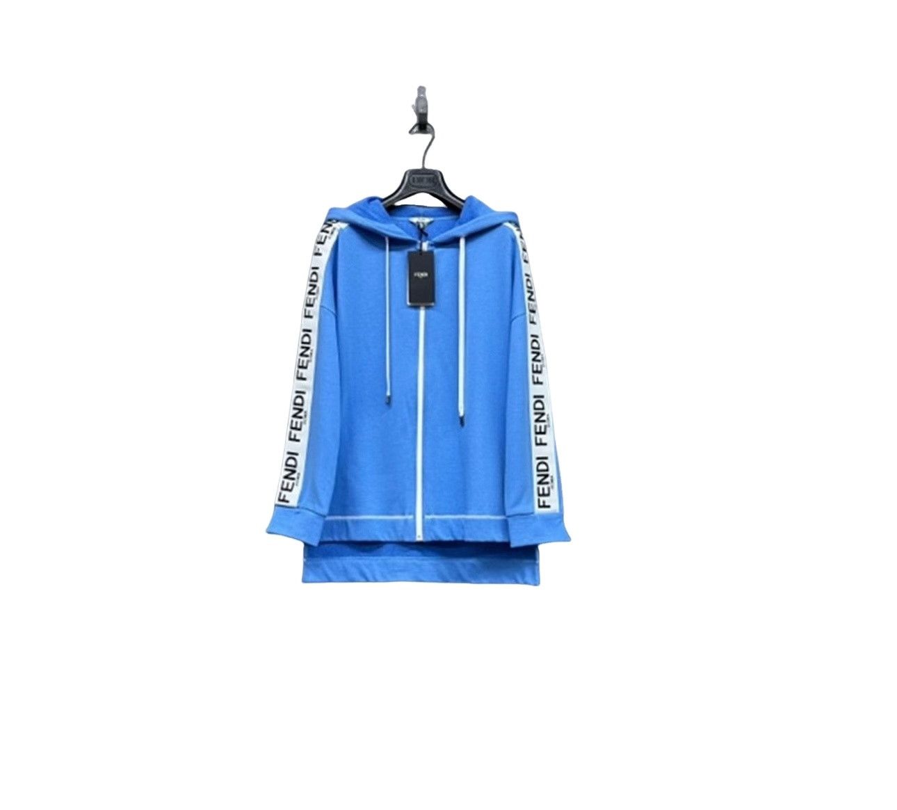 Fendi Fendi Side Logo Tape Zip-Up Hoodie XS Size US XS / EU 42 / 0 - 1 Thumbnail