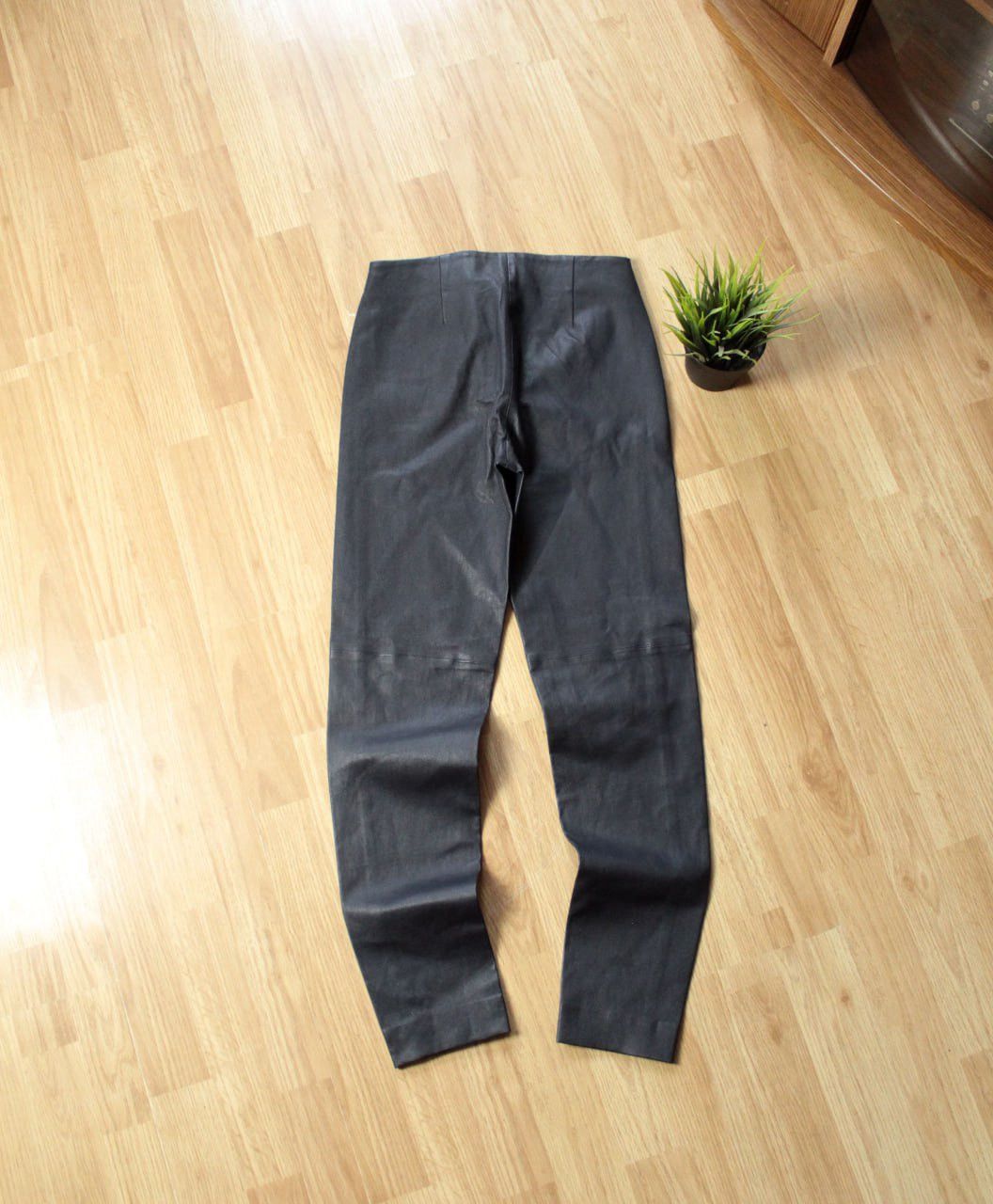 Lauren Ralph Lauren × Polo Ralph Lauren × Ralph Lauren Black Label 🔥 Lauren Ralph Lauren Skinny Leather Ankle Pants Stretch Size 27" / US 4 / IT 40 - 12 Thumbnail