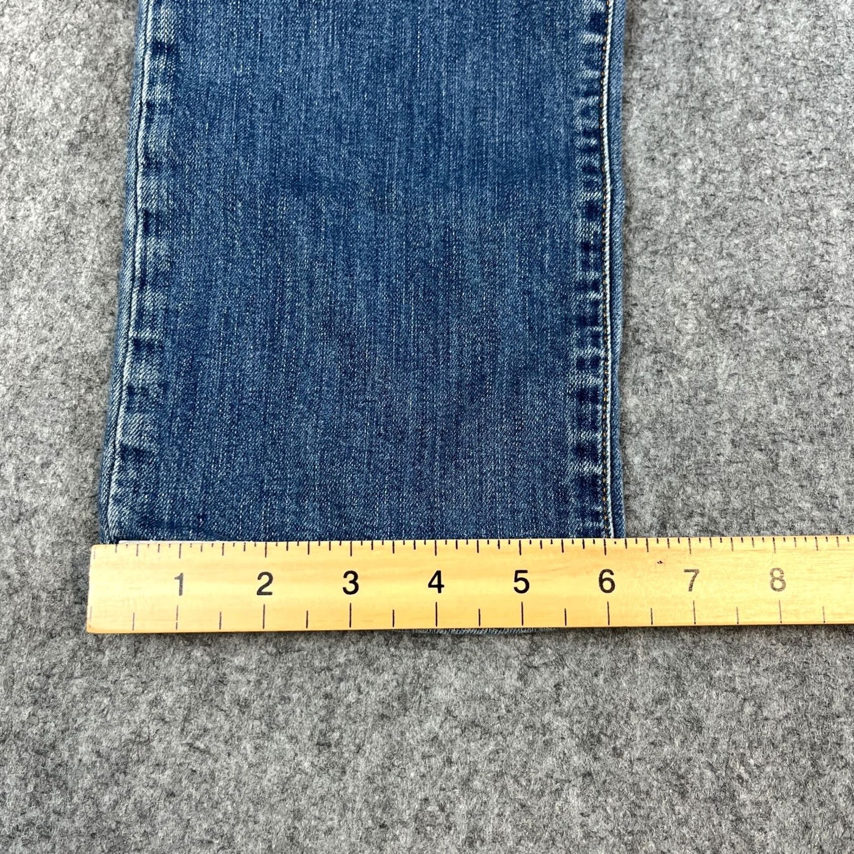 Vintage Armani Jeans Jeans Slim Tapered 33 32 Blue Denim Cotton Elastan Stretch 5-Pocket Mens Regular Waist 33 Inseam 32 In 10 Rise Classic Vintage NoN/A Size US 33 - 3 Thumbnail
