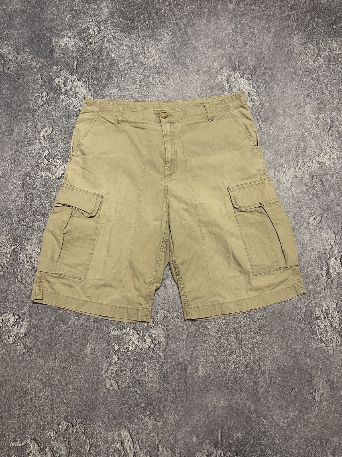 Carhartt × Vintage Vintage Y2K Carhartt Bermuda cargo japan style shorts Size US 36 / EU 52 - 1 Thumbnail
