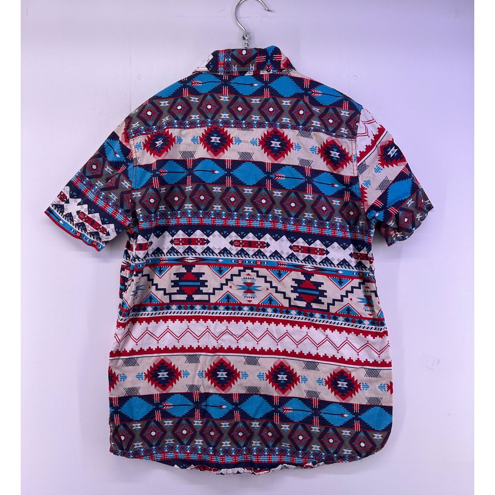 Decibel Decibel Tribal Pattern Dress Short Sleeve Shirt Size Large Size US L / EU 52-54 / 3 - 9 Thumbnail